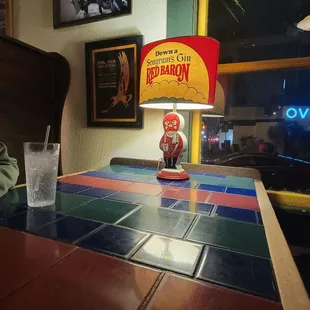 Table lamp...old school feel