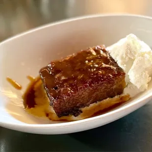 Sticky toffee pudding