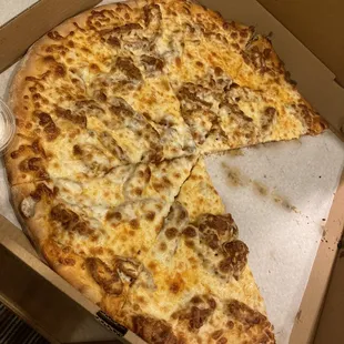 Buffalo chicken pizza