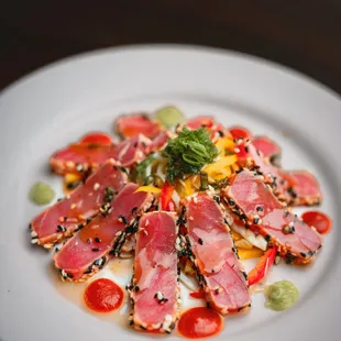 Sesame Seared Ahi Tuna.