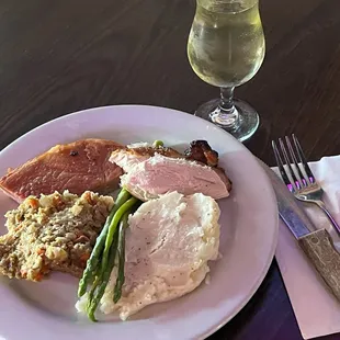 Christmas Day Holiday Meal Plate $8 - Merry Christmas