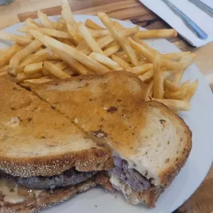 Patty melt!  Maybe the best in O.C.  Kenos is pretty tough to beat.  Fries were fine