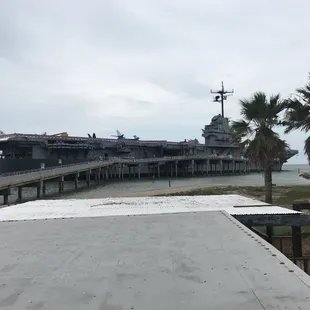 View from my room at the door. Nautical Room.