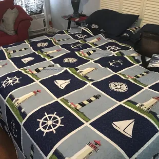 Nautical room bed