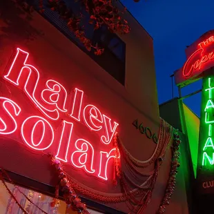 Neon sign