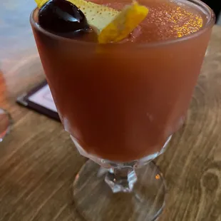 Blood Orange Negroni Slush