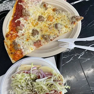 pizza, food