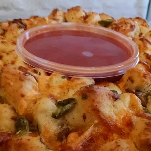 Pizza Bread Pull Apart Ring