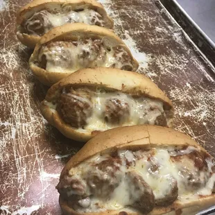 Meatball Sub with Cheese