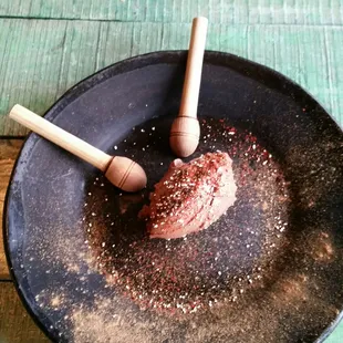 Chocolate ice cream.