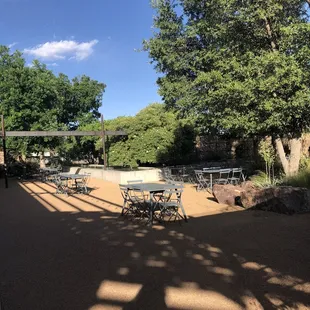 outside