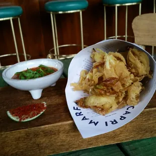 Tempura Yucca Blossoms