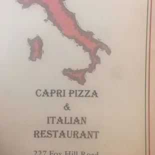 a map of italy