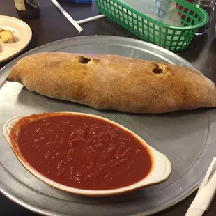 Large Stromboli is pretty giant actually