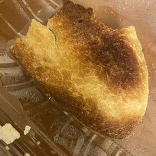 White roll... but they should have provided a Pita bread instead because it came with a Greek salad