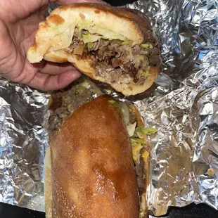 Cheesesteak w/homemade sub roll.. the BEST