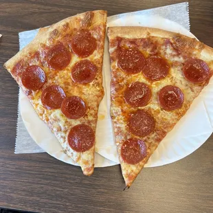 Pepperoni Pizza slices