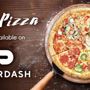 Available on DoorDash and other delivery apps