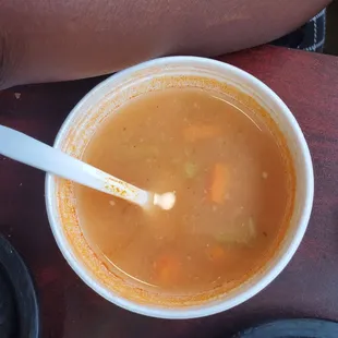 Chicken noodles soup