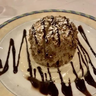 a desert on a plate