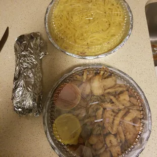 Calamari, Carbonara and Bread to go!