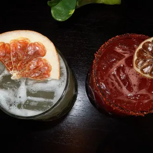 The Margaritas were only $5.99. We tried the Strawberry &amp; Mango - vibrant colors &amp; delicious taste.