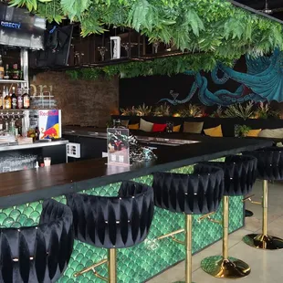 Upon arrival at Capri Seafood, we were transported to a lively &amp; eclectic, ocean-core bar.