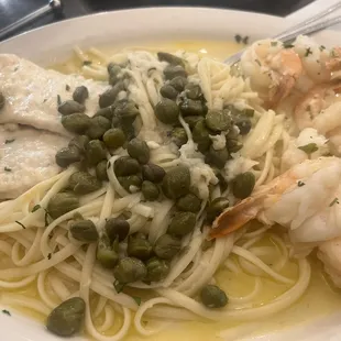 Chicken and shrimp picotta. Yummy