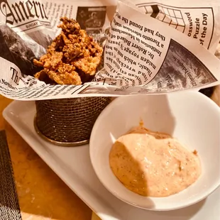 Fried oysters