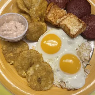 Sausage, Salami and Fry Cheese