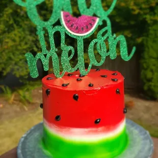 a one in a melon cake