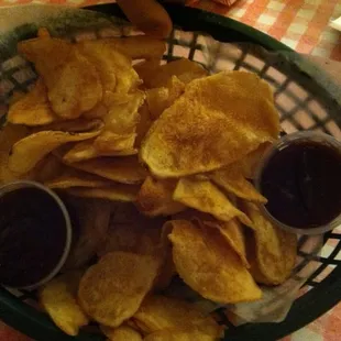 Freshly made chips awesome!
