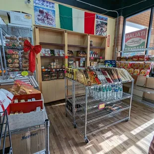 a view of a grocery store