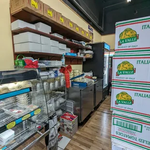 a view of a deli counter