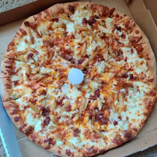 a pizza in a box