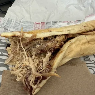 Bobbie requested with "extra mayo". As you can see, no mayo.