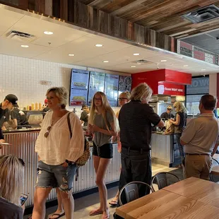 Order and pick up area