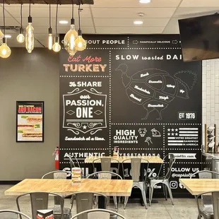 Inside of the establishment. Nice and clean.