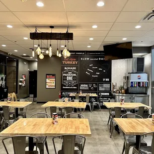 Inside of the establishment. Nice and clean.