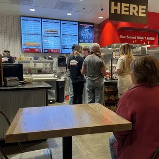 customers ordering