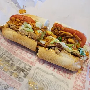 Chicken chipolte crunch cheesesteak