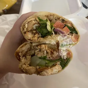 Chicken Caesar wrap