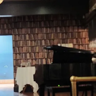 That's book wallpaper. It's lovely, but um, why?