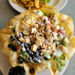 Taco Salad with Chicken!