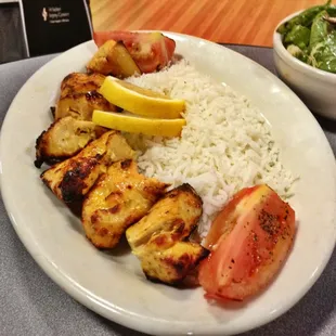 My new go to bowling meal. Chicken kabob