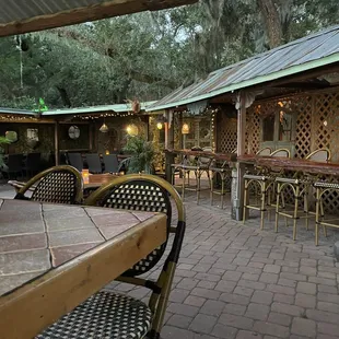 Outdoor seating whimsical