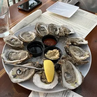 Fresh food and beautiful sunset