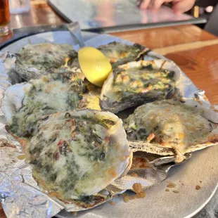 Oysters Rockefeller
