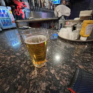 My Modelo on draft and what they have on draft as well on shelf.