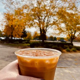 If you're looking to switch up your coffee routine then chai is the way to go! Ours is from Aahaa Chai &amp; pairs perfectly with espresso.